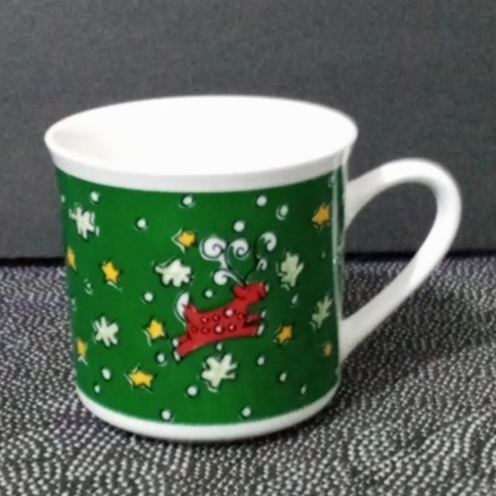 Gibson Designs Christmas Treasures REINDEER CUP